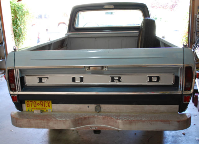 1969 Blue Ford F-250 Standard Cab Pickup