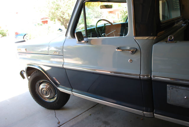 1969 Blue Ford F-250 Standard Cab Pickup