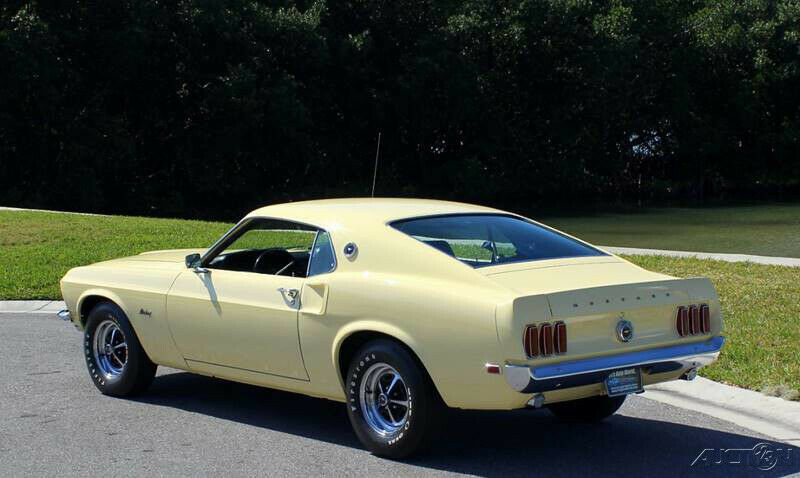 1969 Yellow Ford Mustang