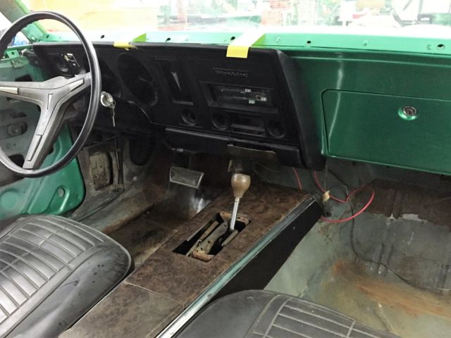 1969 Yellow Pontiac Firebird Coupe