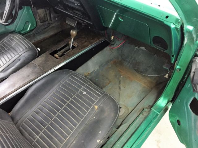 1969 Yellow Pontiac Firebird Coupe