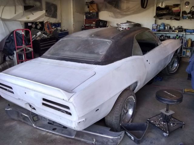 1969 White Pontiac Firebird Sport Coupe