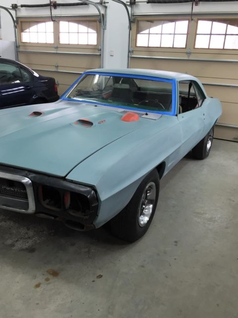 1969 Yellow Pontiac Firebird Coupe