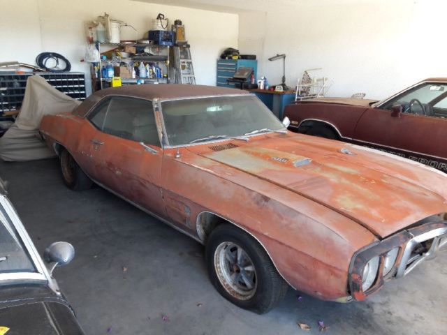 1969 Burgundy Pontiac Firebird Coupe