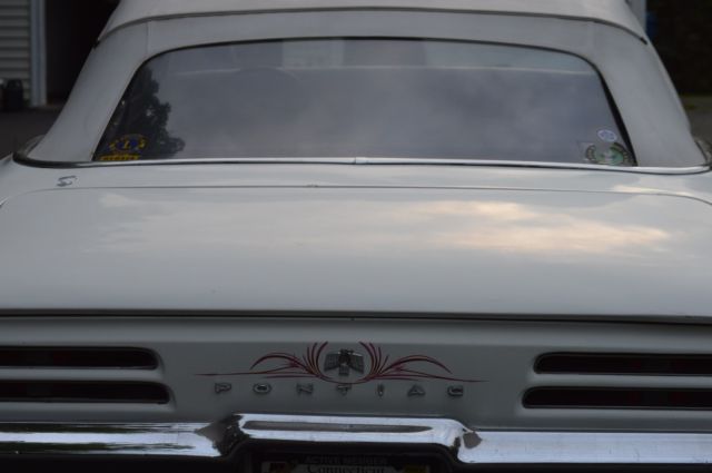 1969 White Pontiac Firebird Convertible