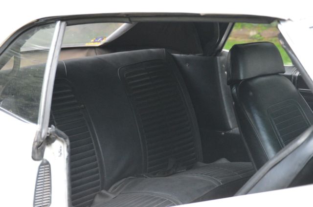 1969 White Pontiac Firebird Convertible