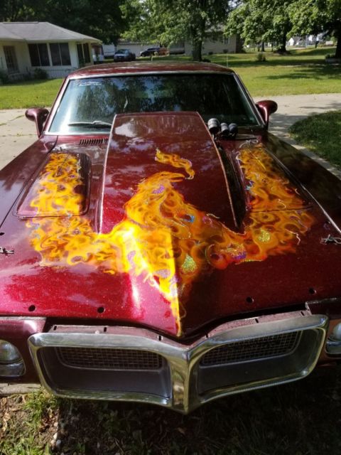 1969 Kandy Brandy Wine Red with silver and gold metalflakes Pontiac Firebird Coupe