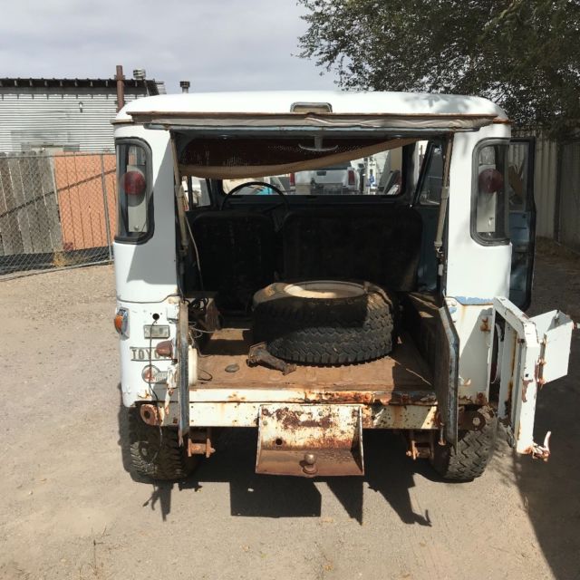 1969 White Toyota Land Cruiser