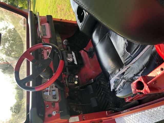 1969 Red Toyota Land Cruiser