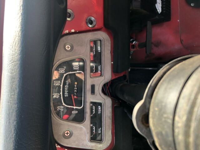 1969 Red Toyota Land Cruiser