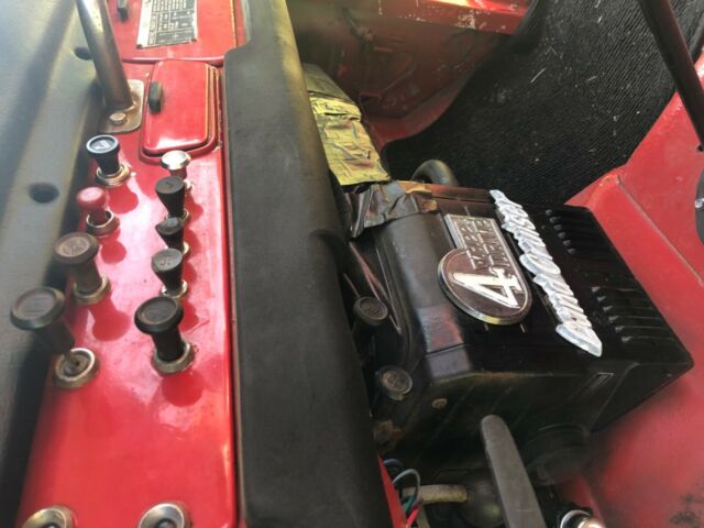 1969 Red Toyota Land Cruiser