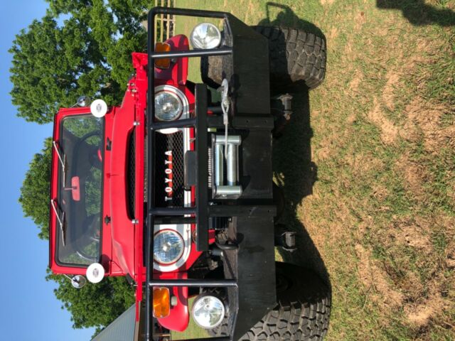 1969 Red Toyota Land Cruiser