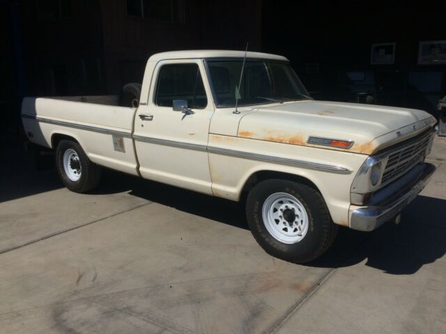 1969 White Ford F-250 LONG BED