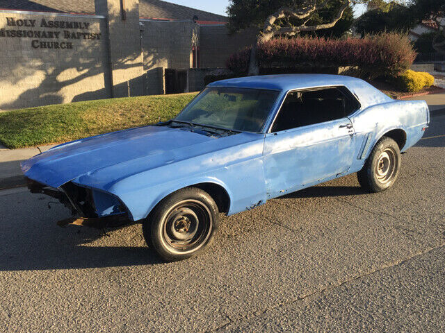 1969 Blue Ford Mustang Coupe