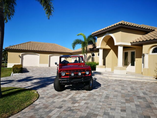 1969 Red Ford Bronco SUV