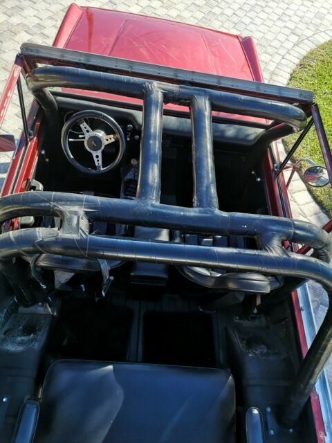 1969 Red Ford Bronco SUV