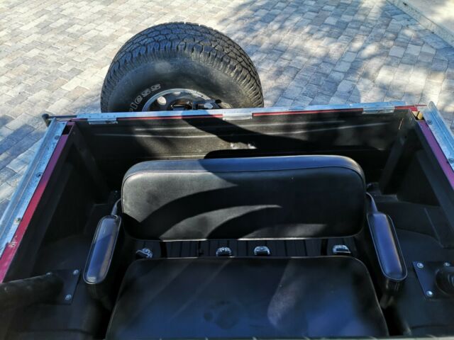 1969 Red Ford Bronco SUV