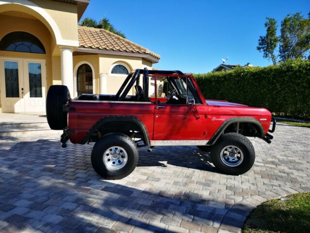 1969 Red Ford Bronco SUV