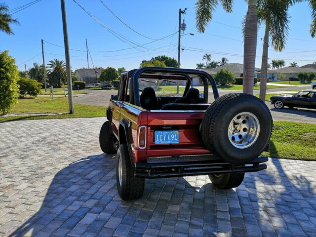 1969 Red Ford Bronco SUV