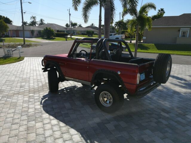 1969 Red Ford Bronco SUV