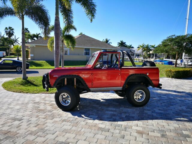 1969 Red Ford Bronco SUV