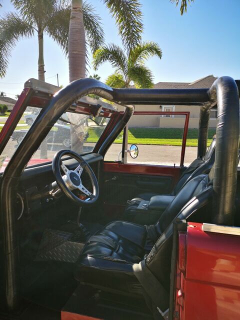 1969 Red Ford Bronco SUV