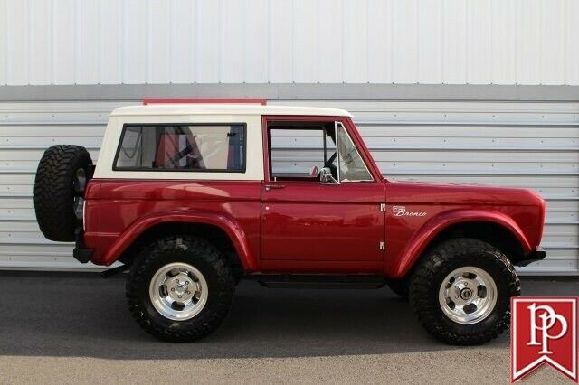 1969 Burgundy Ford Bronco Sport Utility SUV