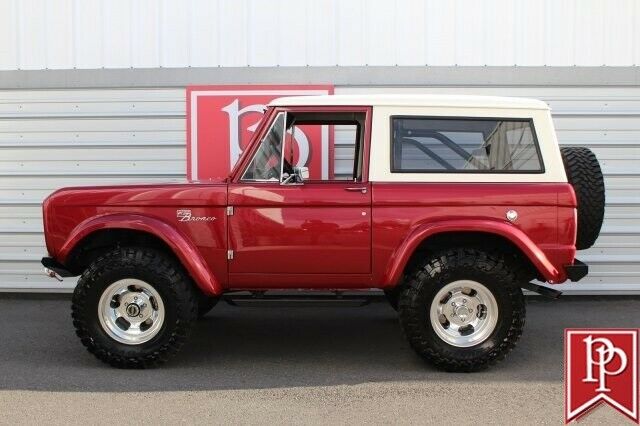 1969 Burgundy Ford Bronco Sport Utility SUV