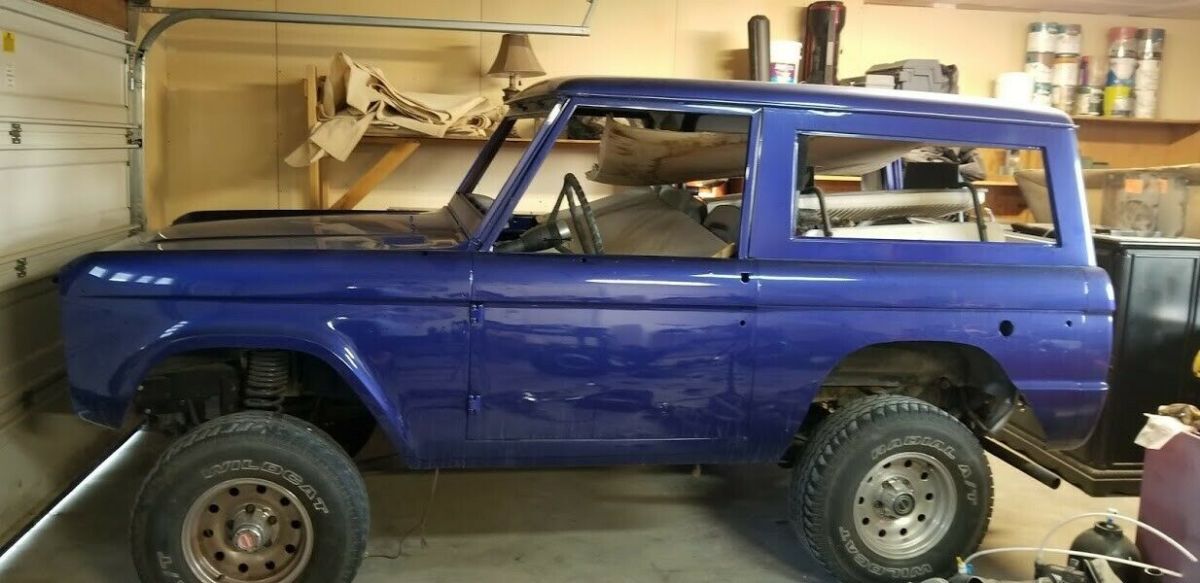 1969 Blue Ford Bronco