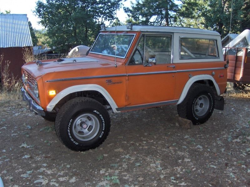 1969 Orange Ford Bronco