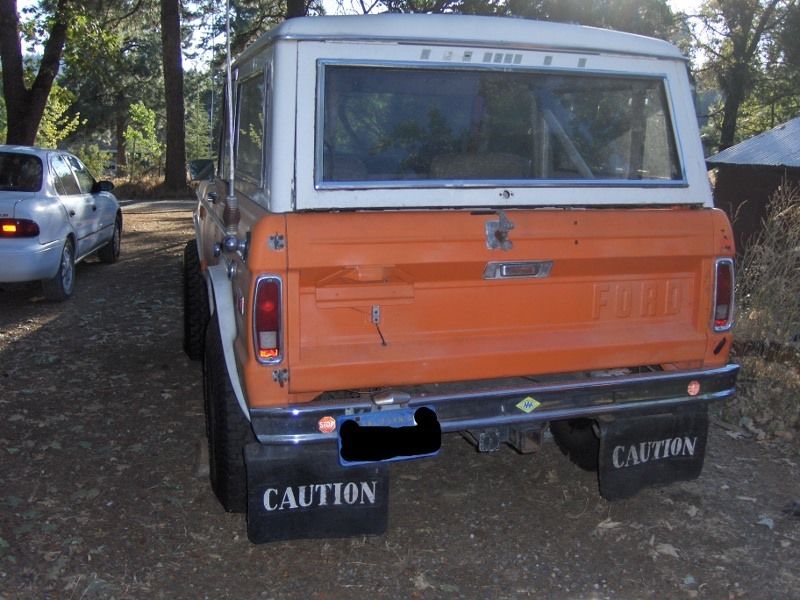 1969 Orange Ford Bronco