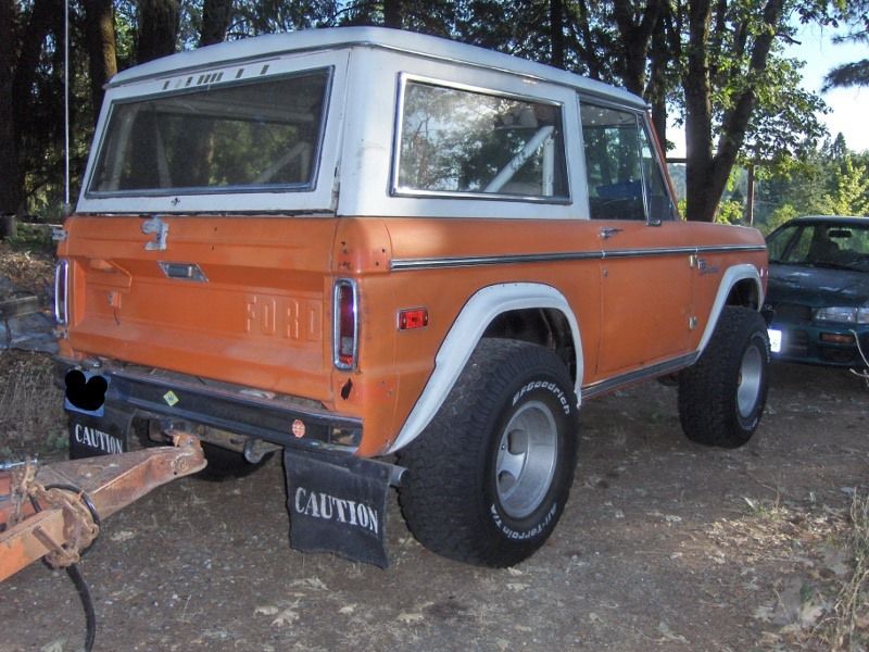 1969 Orange Ford Bronco