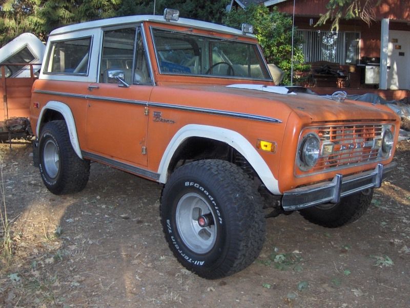 1969 Orange Ford Bronco
