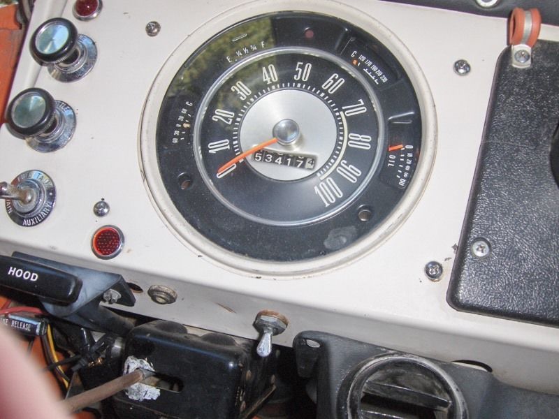 1969 Orange Ford Bronco