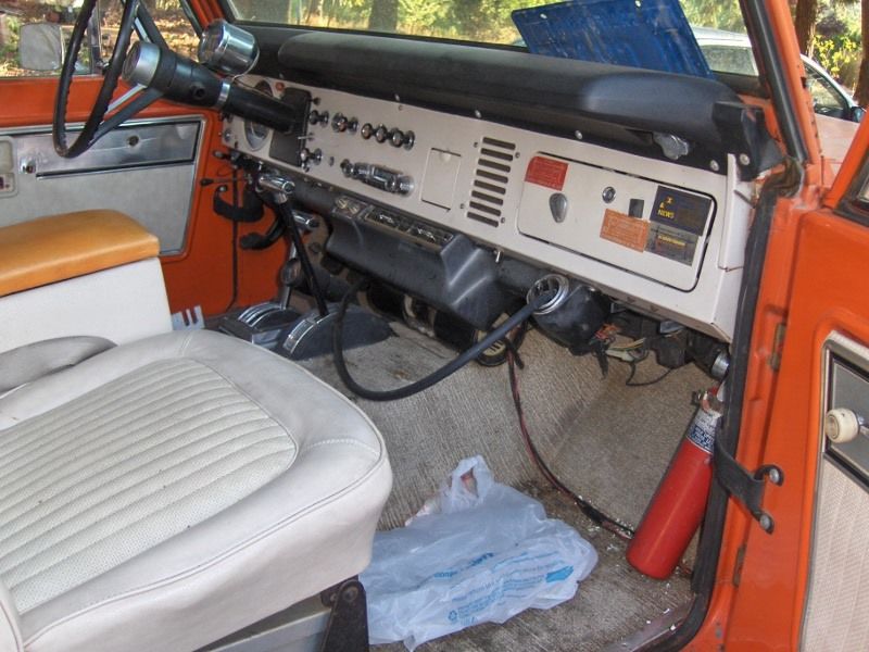 1969 Orange Ford Bronco
