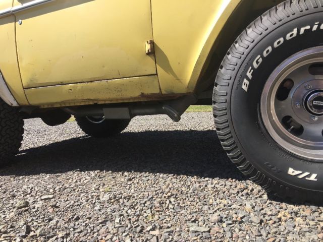 1969 Yellow Ford Bronco Sport utility