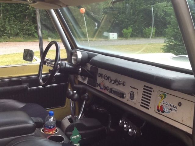 1969 Yellow Ford Bronco Sport utility