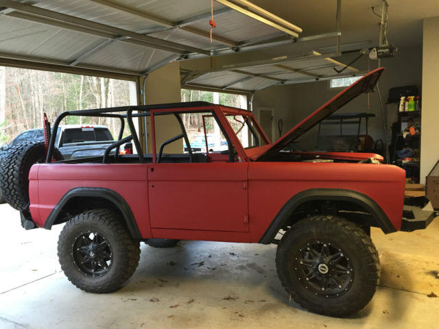 1969 Satin Ford Red Ford Bronco