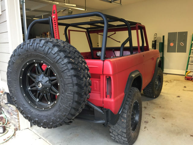 1969 Satin Ford Red Ford Bronco
