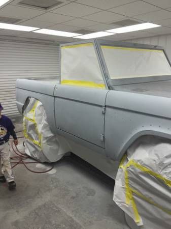 1969 Satin Ford Red Ford Bronco