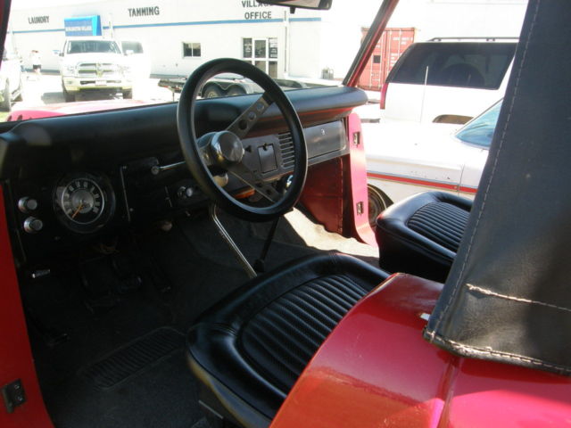 1969 Red Ford Bronco