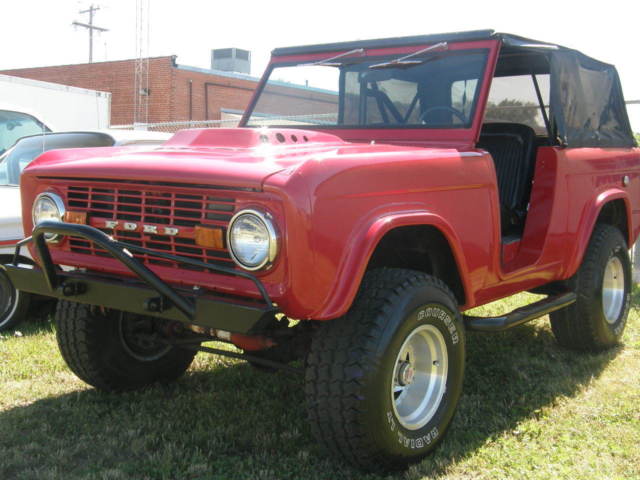 1969 Red Ford Bronco