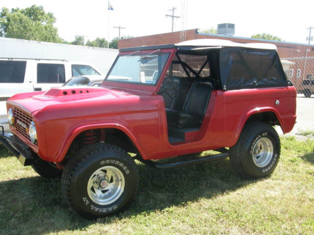 1969 Red Ford Bronco