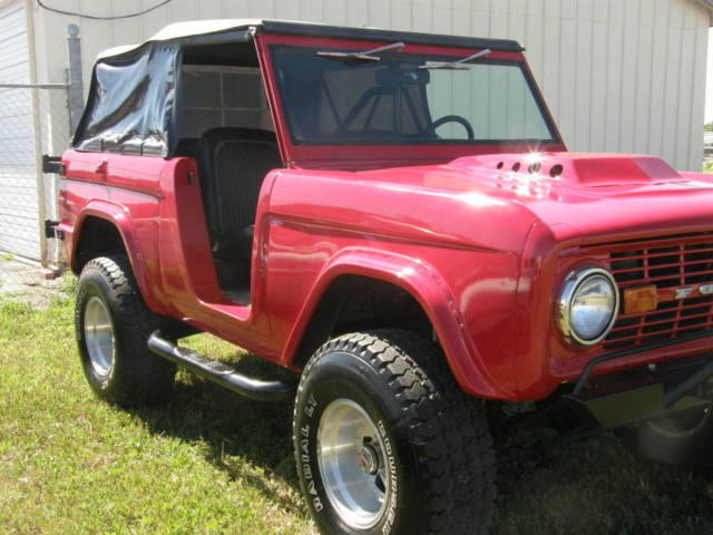 1969 Red Ford Bronco