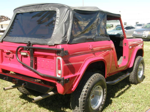 1969 Red Ford Bronco