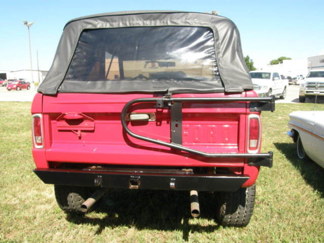 1969 Red Ford Bronco