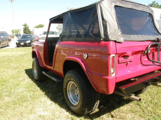 1969 Red Ford Bronco