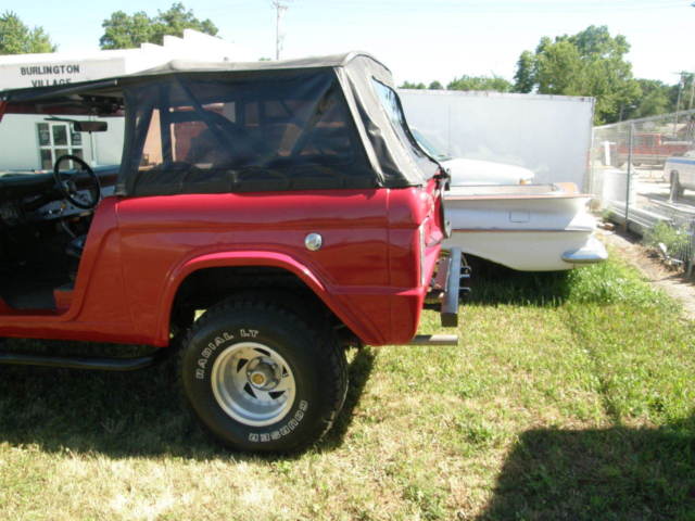 1969 Red Ford Bronco