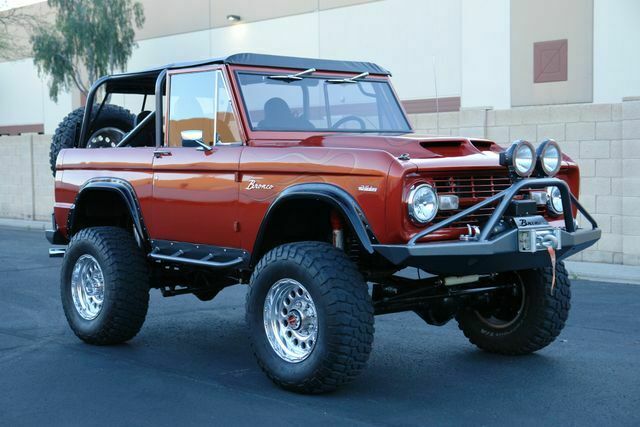 1969 Orange Ford Bronco --