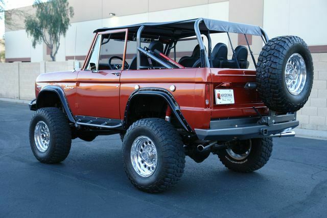 1969 Orange Ford Bronco --
